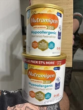 2 Enfimal NUTRAMIGEN Hypoallergenic Infant Formula 12.6 Oz Can and 19.8 Oz Can