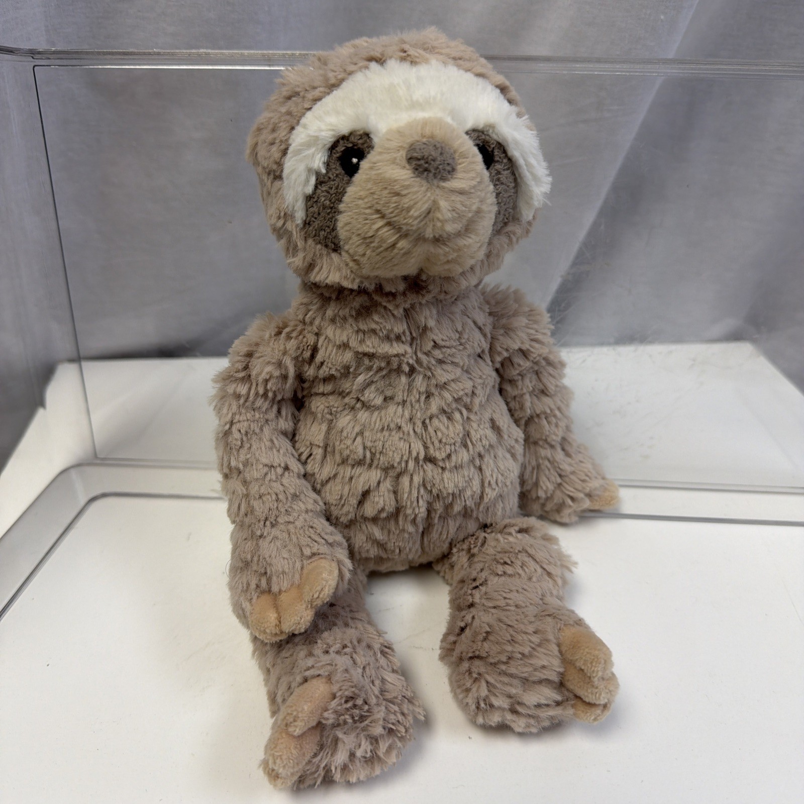 Mary Meyer Baby Putty Nursery Sloth Plush Stuffed Animal Lovey Beige New