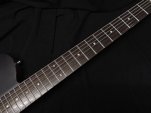 Schecter Ol-Fl-P Stbk Thin Body Acoustic Guitar F Hole Eco Satin Black Telecast - Picture 4 of 6
