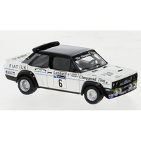 Fiat 131 Abarth N.6 Fiat Uk Rally Rac 1977 T.Makinen 1:87 Brekina Auto Rally -D-