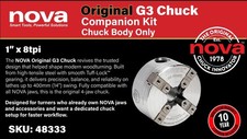 NOVA ORIGINAL G3 COMPANION CHUCK - DIRECT THREAD 1"8TPI