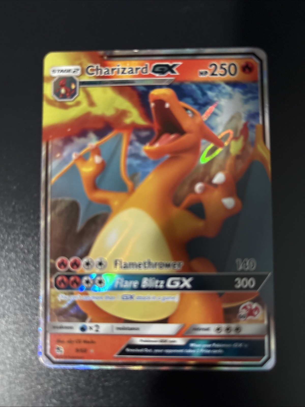 Pokemon Charizard GX 9/68 Hidden Fates Ultra Rare Holo Card Near Mint Condition
