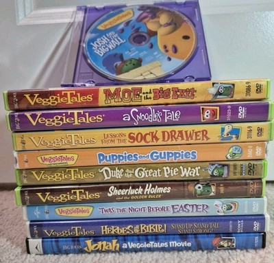 VeggieTales Lot of 10 DVD Movies Christmas Christian Children