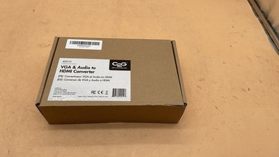 C2G 40010 VGA & Audio to HDMI Converter Adapter Video Scaler Unit