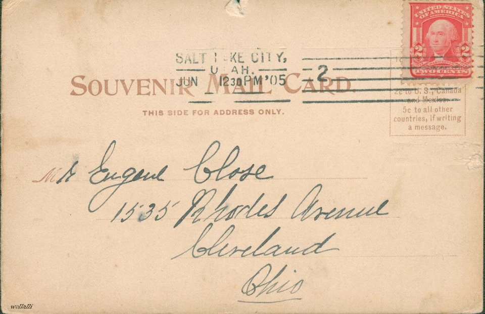 superrar Birds Eye view of Salt Lake City Utah Village 2.6.1905 - Bild 3 von 3