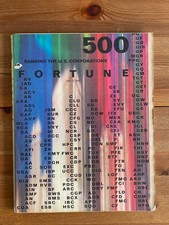 Fortune 500 Rankings ~ Fortune Magazine ~ May 15 1969 ~ Corporate America