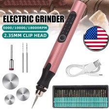 USB Rechargable Engraving Pen with 38 Bits Mini Electric DIY Engraver Cordless