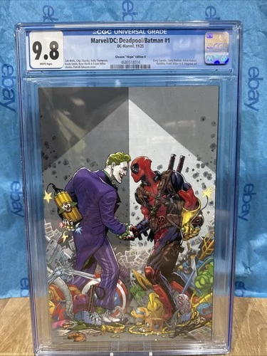 DEADPOOL BATMAN #1 Cgc 9.8 Virgin B Graded Comic PATRICK GLEASON 2025 MARVEL DC