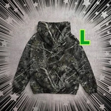 Real Tree Hoodie Fleece Denim Unisex Jumper Sneakers Cold Protection