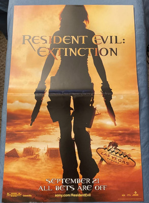 Resident Evil: EXTINCTION 11'' x 17'' Promo Poster; VG