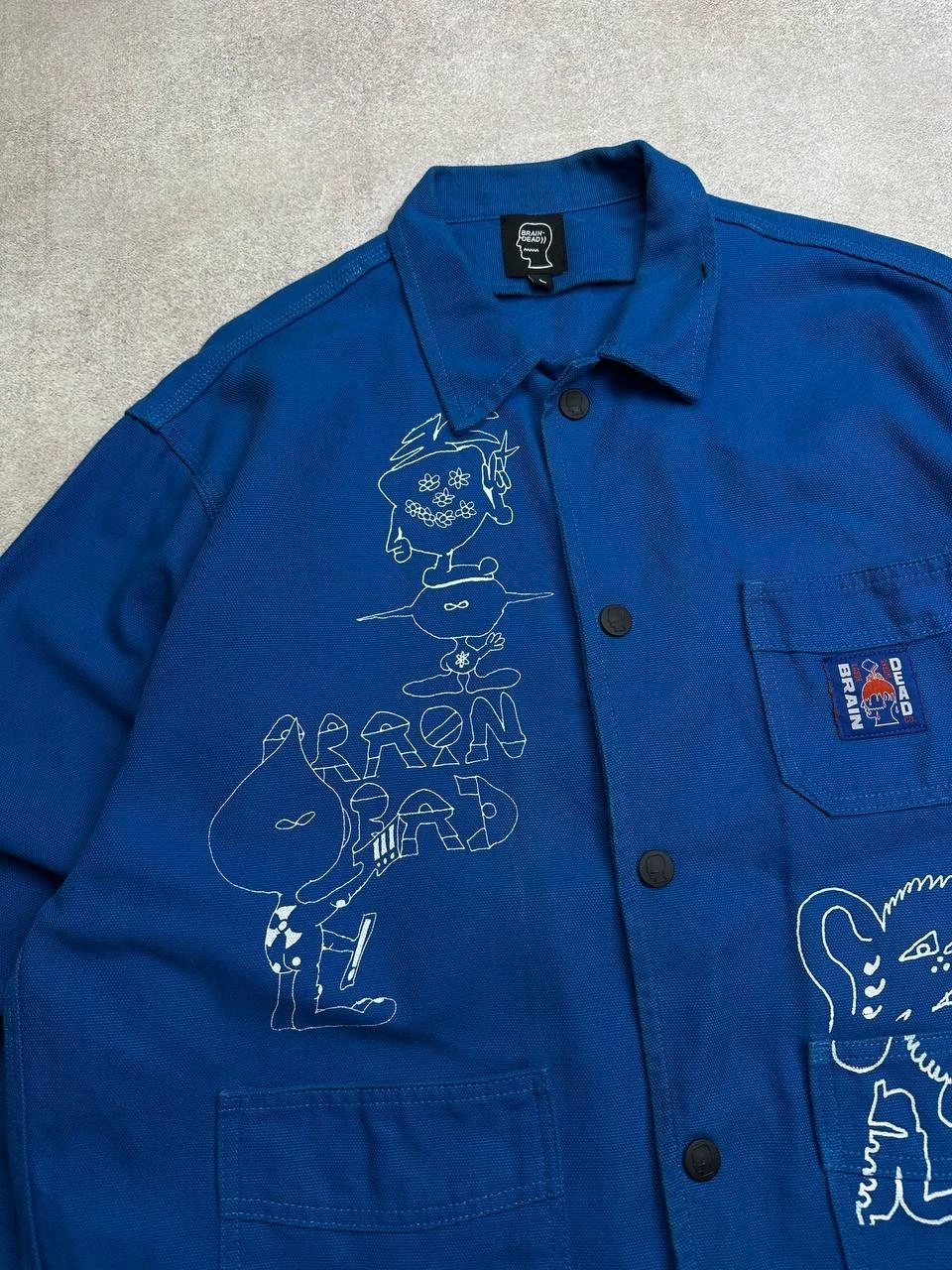 BRAIN DEAD CHORE BLUE HEAVY JACKET L  image 4