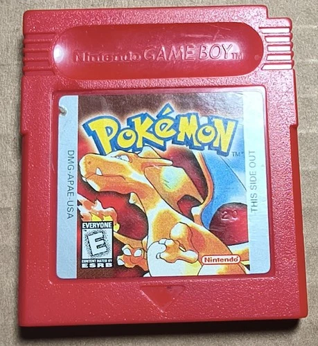 New ListingNintendo Pokémon Red Version Game Boy Cartridge Manual Included Role Playing