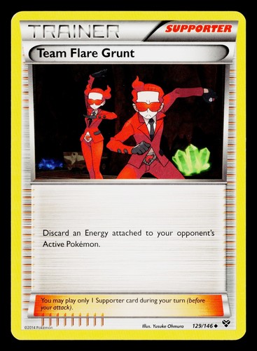 Pokemon TCG Team Flare Grunt Supporter Uncommon Generations 73/83 LP