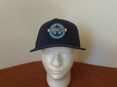 Health-Ade Kombucha (Blue Anchor Logo) Snapback Mesh Trucker Hat Cap
