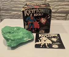 Superman Krytptonite Rock Glows In The Dark Pro Arts 1977 DC Comics 