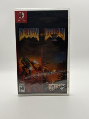 DOOM + DOOM II Limited Run #283 Nintendo Switch New Factory Sealed LRG