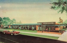 FORT COLLINS CO FEDERAL SAVINGS AND LOAN BANK BUILDING 1960s POSTCARD 081125 U