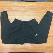 Nike Youth Kids' Size Large Sportswear Club Woven Lightweight Joggers Black