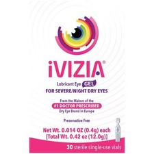 iVIZIA Severe/Night Dry Eye Lubricant Gel Vials 30ct