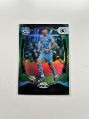 Ruben Dias /5 Green 2021-22 Panini Chronicles Premier League Certified Man City