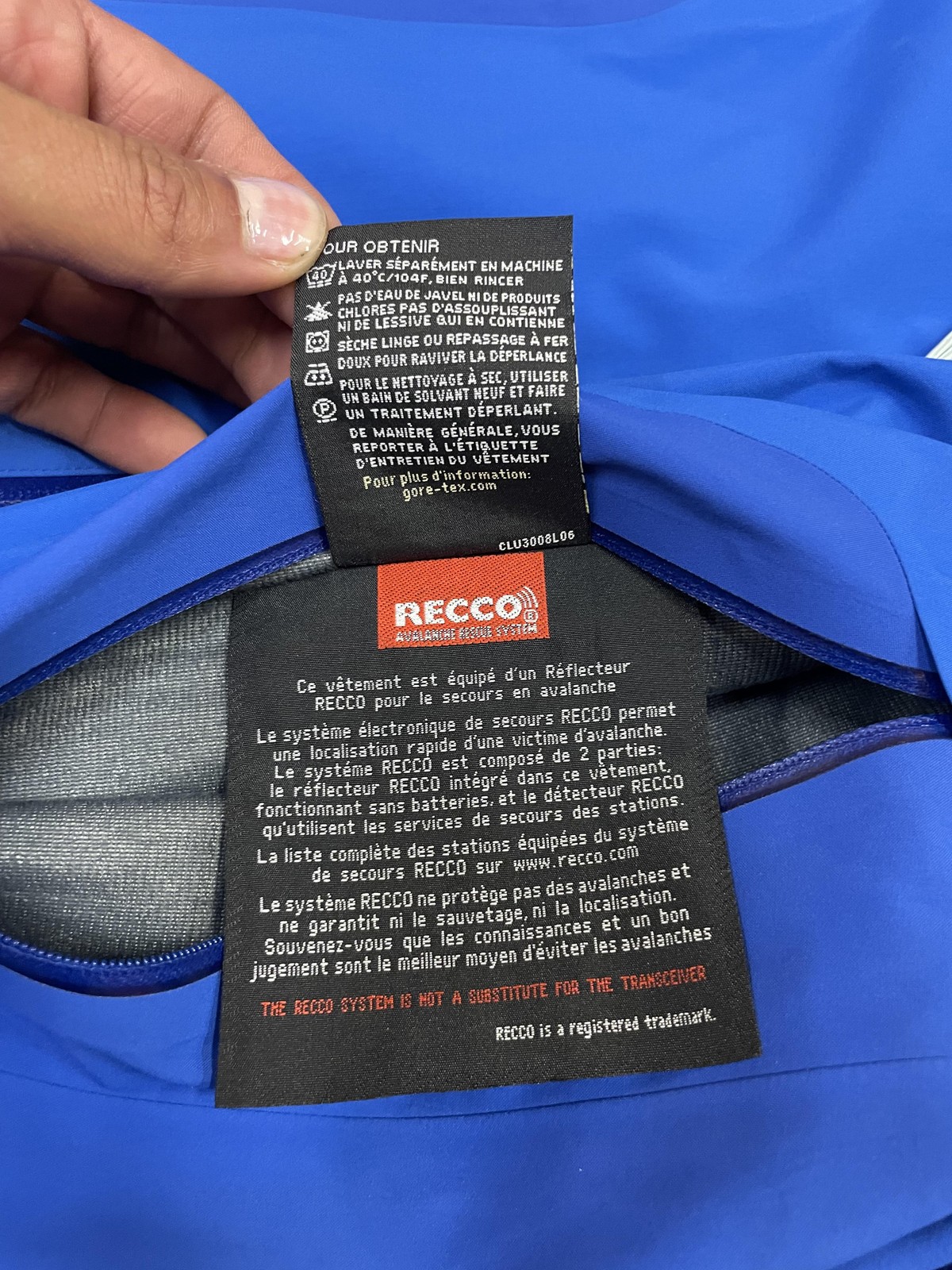 Arc'teryx Jacket Womens Medium Blue Gore Tex Hooded Waterproof Rain Shell Ski thumbnail 10