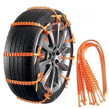 Reusable Emergency Snow Tire Chains For Trucks Suvs - 20 Pack