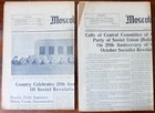 1946 Soviet Newspaper Moscow News, Stalin Era, Set of 2