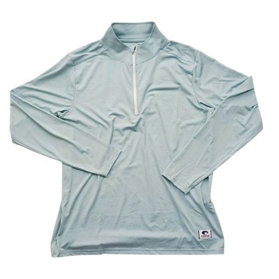 Costa Del Mar Voyage 1/4 Zip Performance Pullover Men's Medium NEW Marine Blue