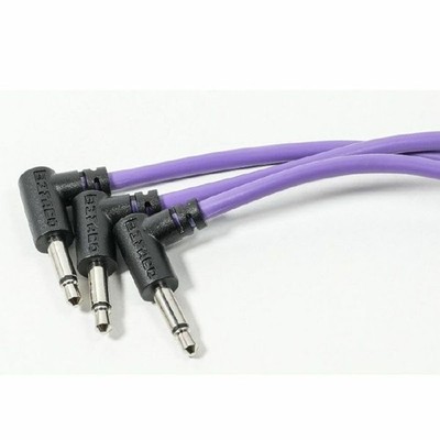 Befaco 3,3 mm TS rechtwinkliger Mini-Klinkenstecker Patchkabel (7 cm, 6er Pack)