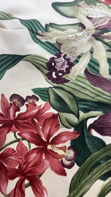 1Scalamandre fabric- AMAZONIA -V 40 x H 27 -Color  Multiberry & Coral On Sand