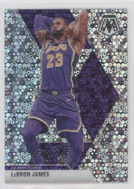 2019-20 Panini Mosaic Fast Break Silver Prizm LeBron James #8 0bt4