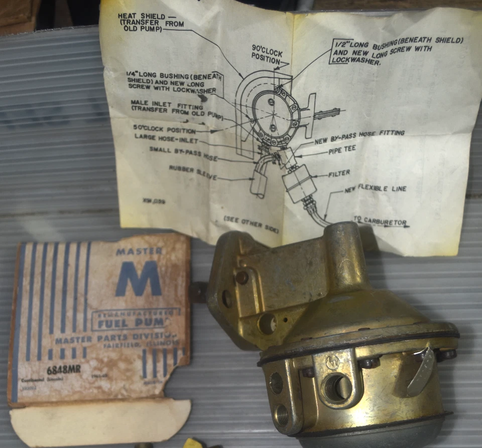 BOMBA DE COMBUSTIBLE LINCOLN CONTINENTAL 1961 1962 1963 1964 1965 1966 1967 1968 MARKIII 68 Foto 2 de 4