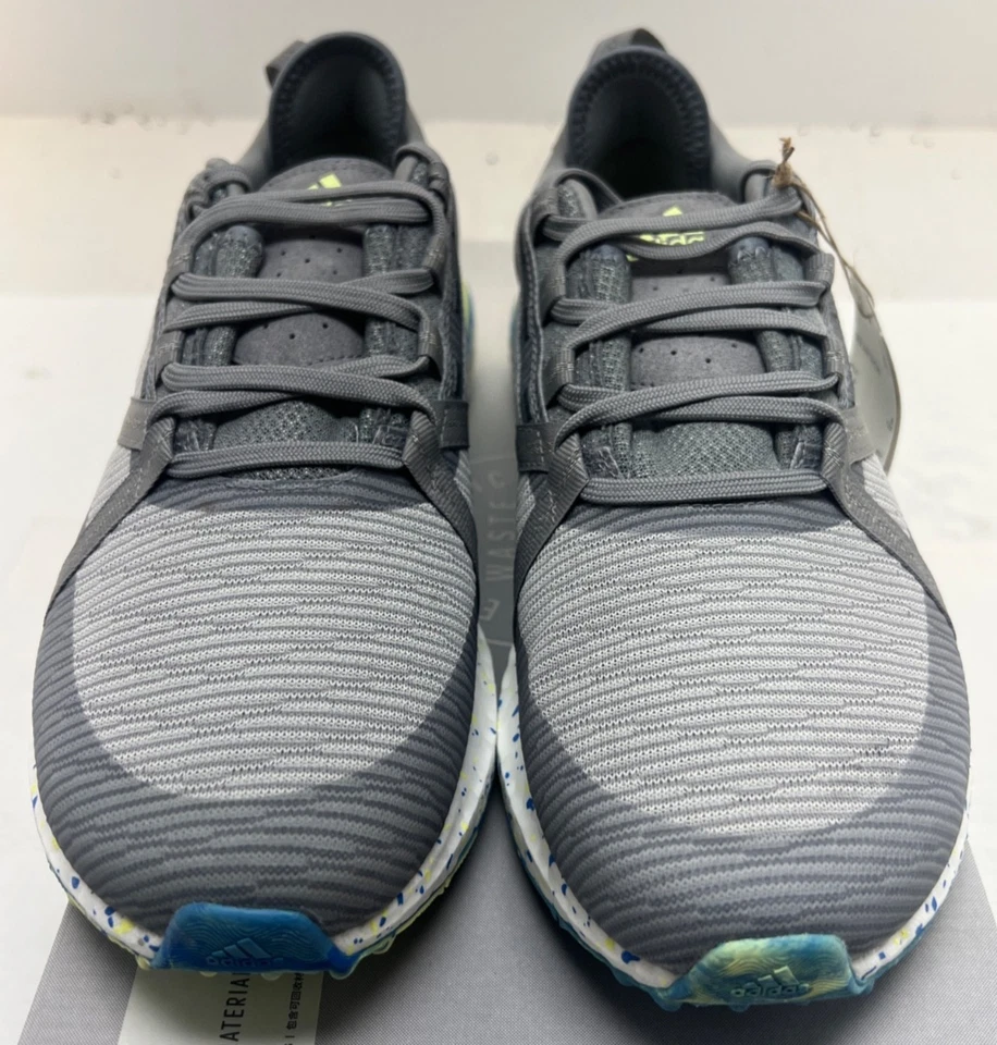 Adidas Solarthon Boost Spikeless Golf Turf Shoes Grey Green FZ1025 Mens Size 8.5 - Image 2 of 4