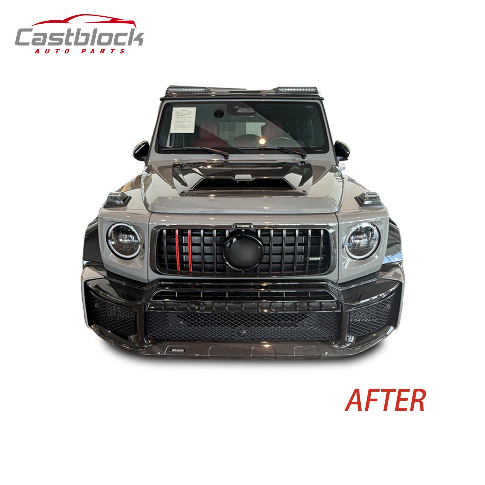 For 2019-2024 Mercedes G CLASS W463A/W464 UP 2025 W465 Bumper BRABUS KITS