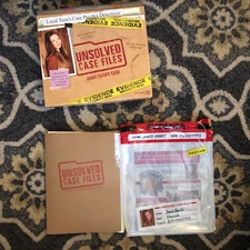 UNSOLVED CASE FILES Cold Case Murder Mystery Game Jamie Banks with box 