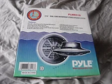 Pyle 5 1/4 Dual Cone Waterproof Stereo Speaker System Open Box