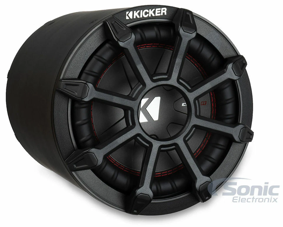 Kicker 46CWTB82 8" 600W 2-ohm Sealed-tube Enclosure Subwoofer - Image 2 of 4