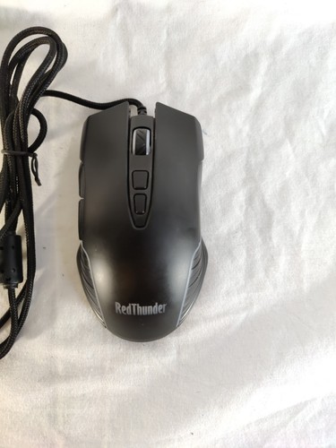 RedThunder Corded Wired Optical USB Gaming Mouse M10 Black Computer Mouse - Picture 3 of 8