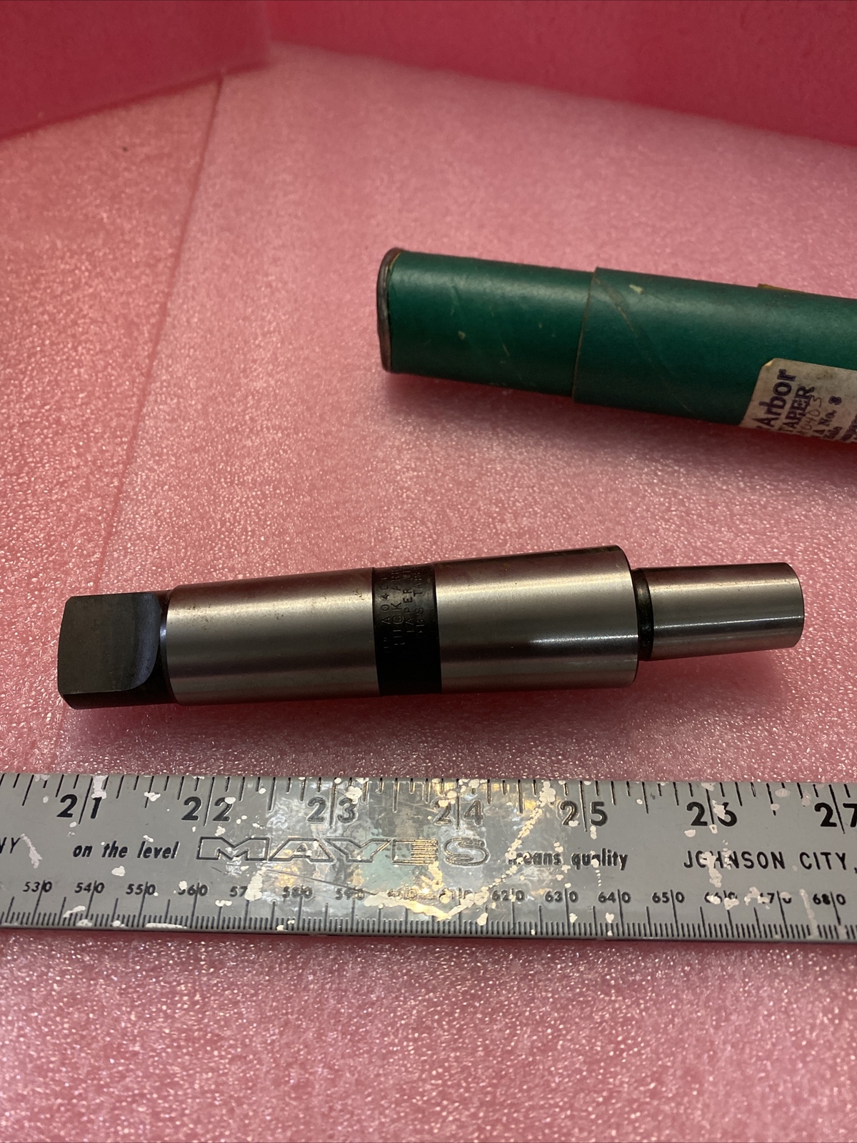 Jacobs A0403 No.4 Morse Taper Arbor With No.3 Jacobs Taper eBay