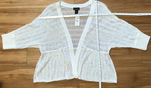 Lane Bryant Cardigan Women's Plus Size 18 20 short sleeve Open & Coral Cami tank - 第 6/9 張圖片
