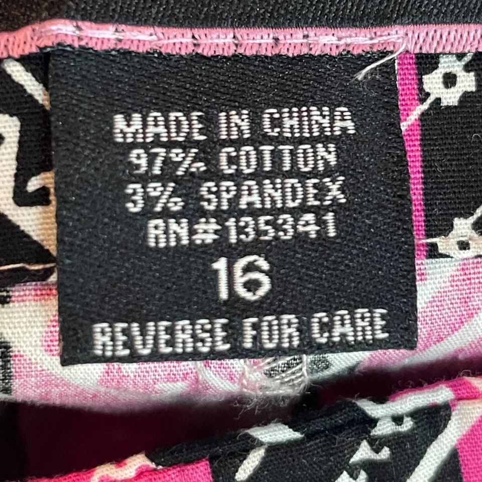 Sillas musicales Golftini Skort talla 16 rosa negro geométrico pompón dobladillo golf Foto 2 de 4