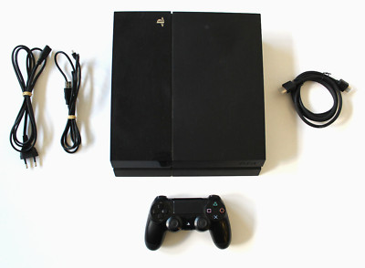 Playstation 4 PS 4 Konsole Schwarz 500GB + Controller LESEN Laut