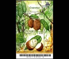 Fruit Cupuaçu - Exotic Flavor of the Brazilian Amazonia - Mi BL128 Yt BF123 MINT