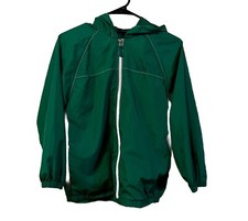 Vintage Gap Kids Green Hooded Windbreaker Jacket Coat Large