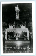 RPPC  COLD SPRING, Minnesota MN ~ Interior ASSUMPTION CHAPEL 1958 Postcard