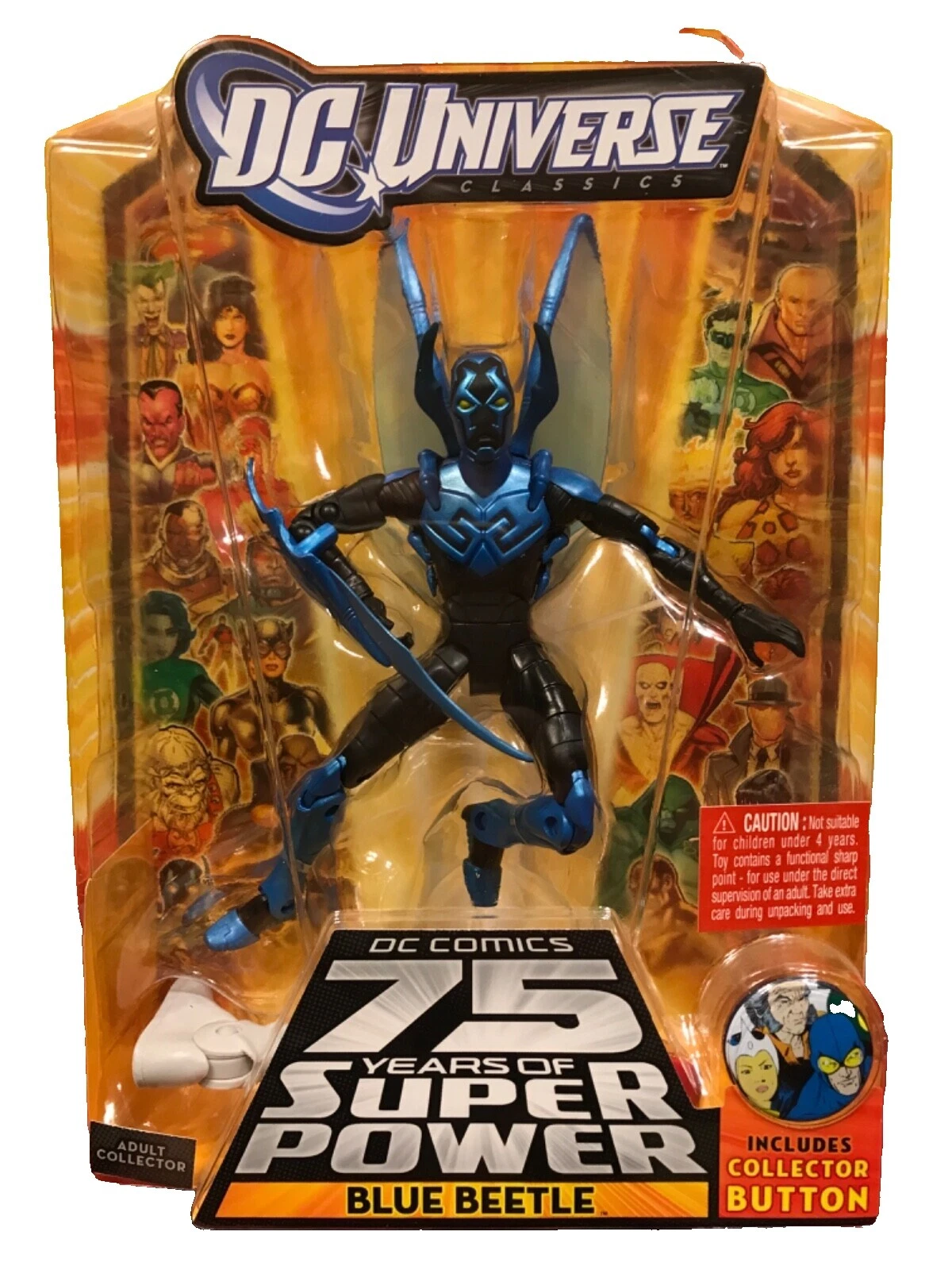 Figuras de acción de plástico Mattel Blue Beetle y accesorios