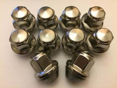 5x Alloy Wheel Nuts – 19mm Radius Head, M14x1.5 – Fits Ford Edge, Galaxy, Mustang, S-Max
