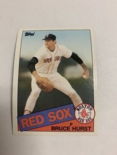 1985 Topps Boston Red Sox Bruce Hurst