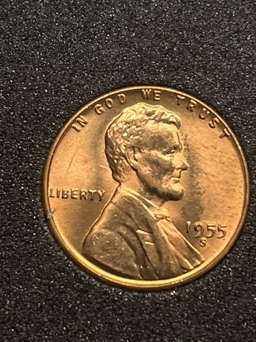 1955s U.S. Wheat Cent DDO 001 - Bild 1 von 3