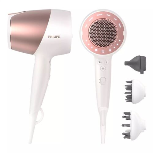 PHILIPS BHD827/00 HAIR DRYER WITH SENSELQ, 3 ATTACHMENTS PERSONALIZED  TECHNOLOGY 8710103901402 | eBay